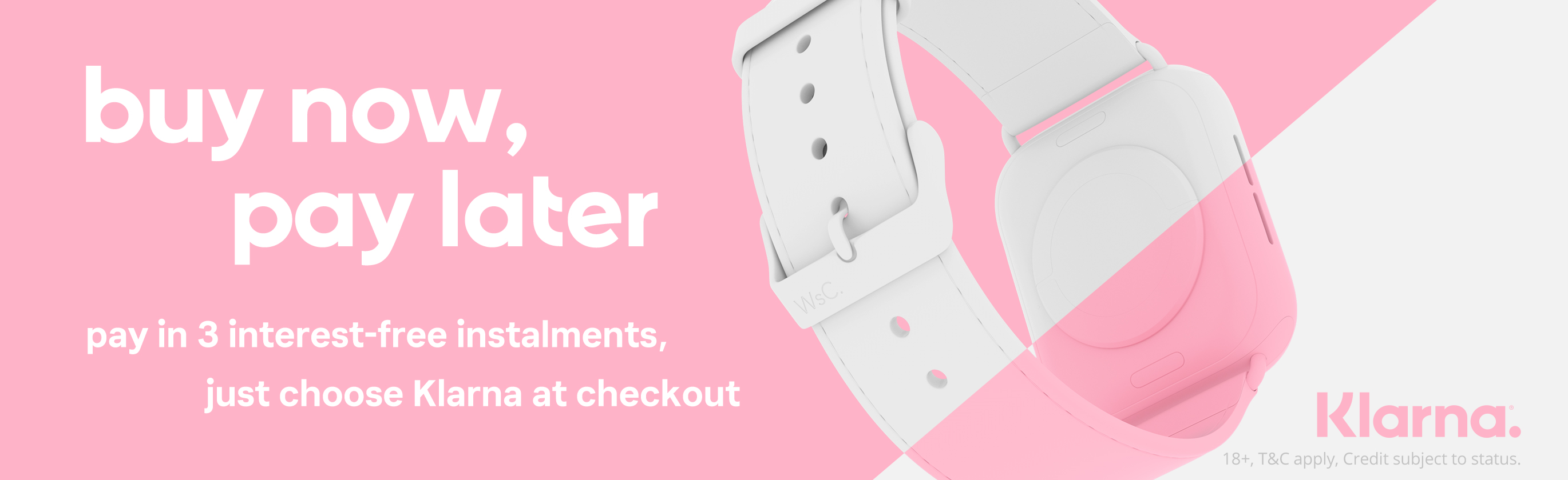 WsC Klarna Banner